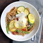 Summer Vegetable Linguine