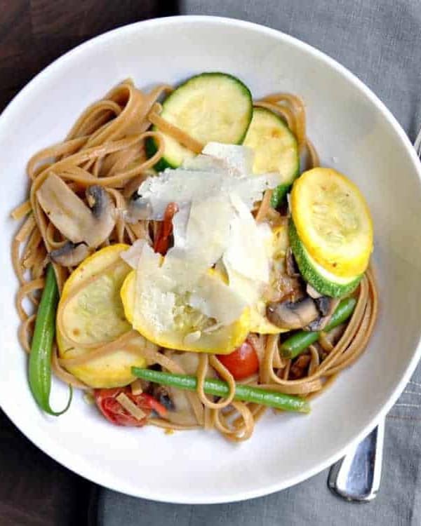 Summer Vegetable Linguine