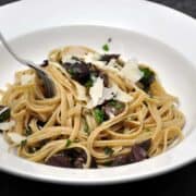 Rustic Linguine with Summer Herbs and Olives