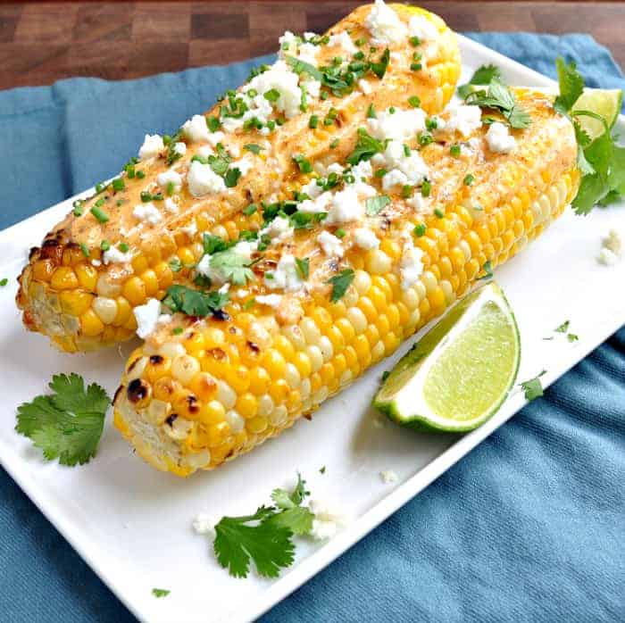 Mexican Corn on the Cob - Pinch and Swirl