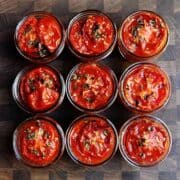 Slow Roasted Tomatoes in Jars