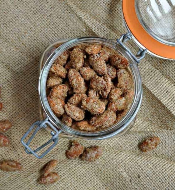 Autumn Spiced Candied Almonds