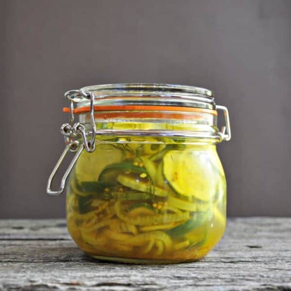 Easy Sweet and Spicy Bread & Butter Pickles Pinch and Swirl
