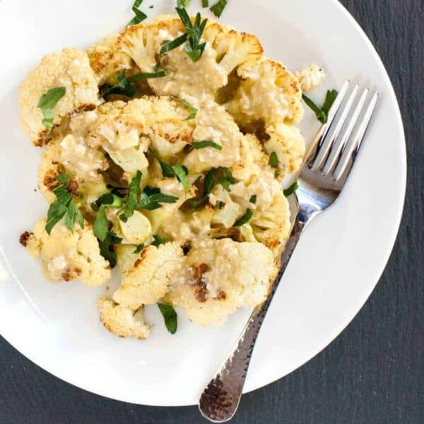 Roasted Cauliflower with Egg and Anchovy Dressing Pinch and Swirl