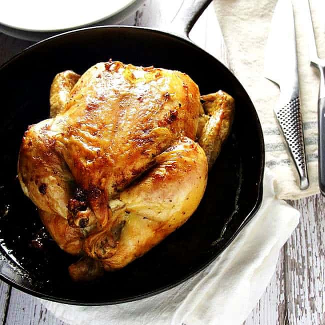 1-Hour Air Fryer Rotisserie Chicken (How To Air Fry A Whole Chicken!) -  Scrummy Lane