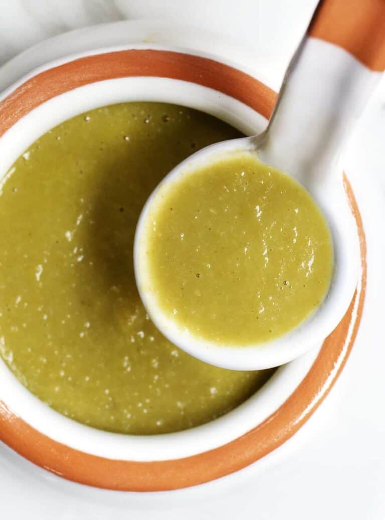 Homemade Green Enchilada Sauce Pinch and Swirl
