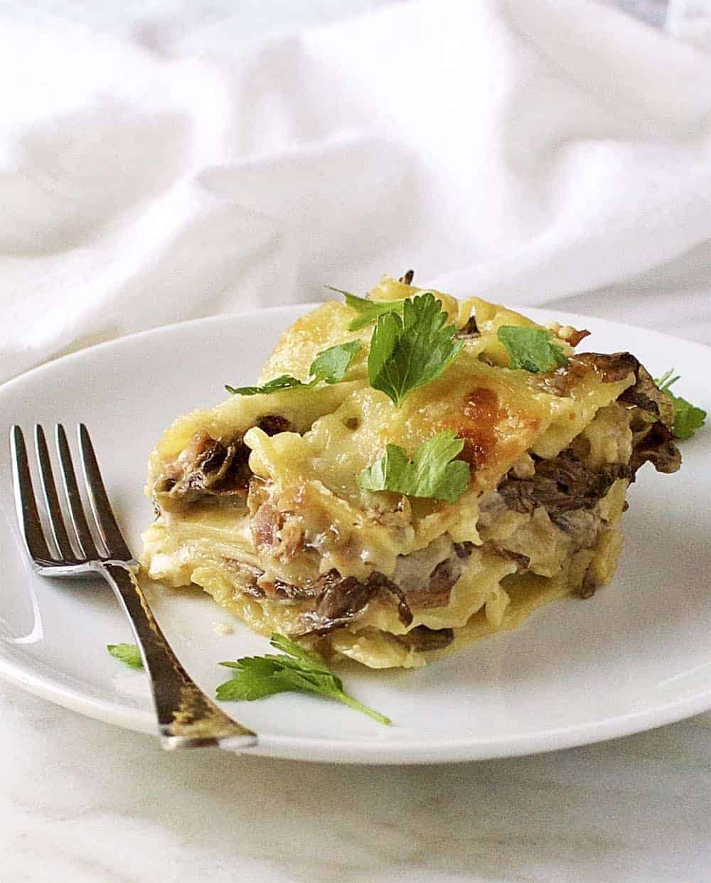 Creamy Mushroom Lasagna Recipe