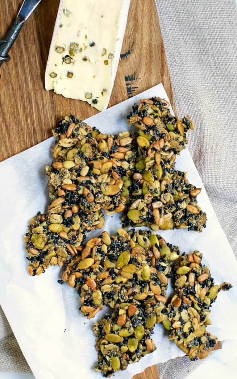 Multi Seed Crackers with Oats Pinch and Swirl