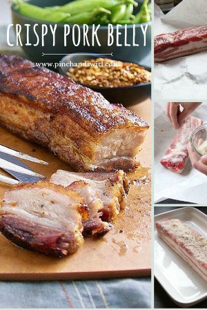 How to Cook Oven Roasted Crispy Pork Belly - Pinch and Swirl