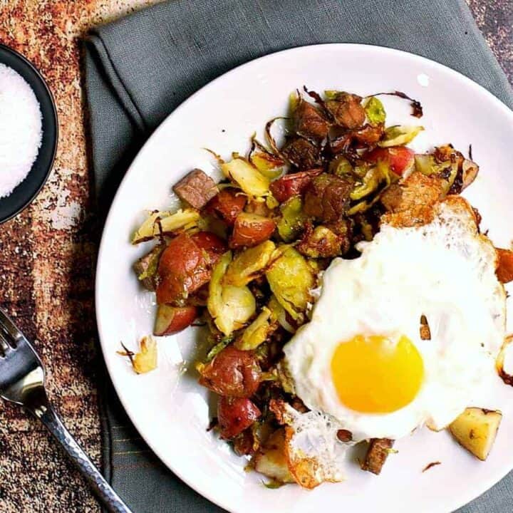 Oven Roasted Corned Beef Hash Pinch and Swirl
