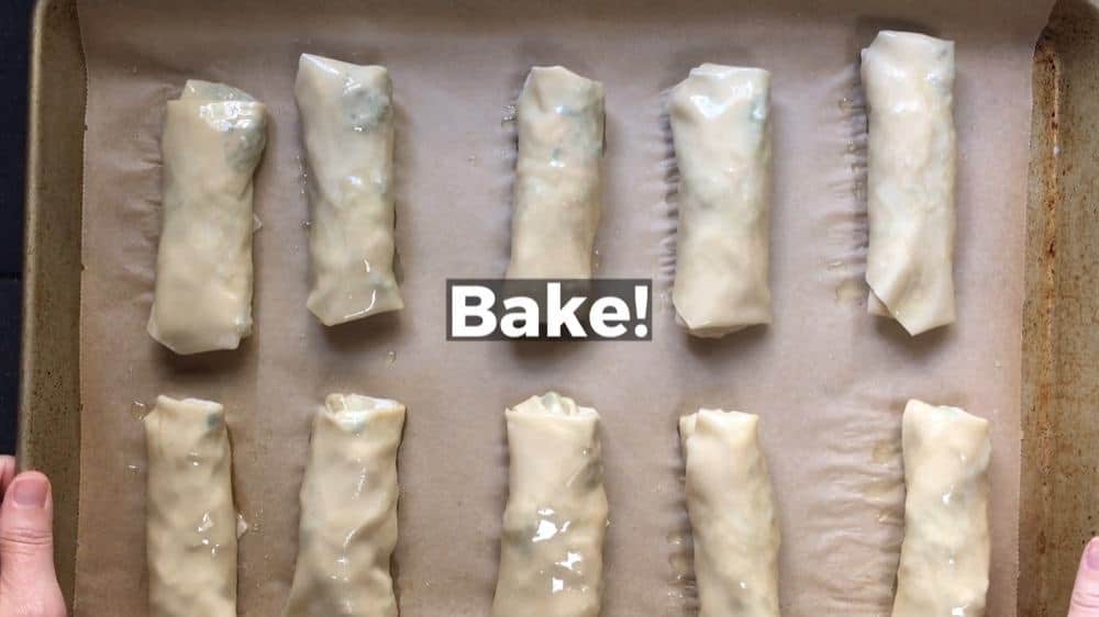 Pork and Vegetable Baked Egg Rolls - Becky's Best Bites