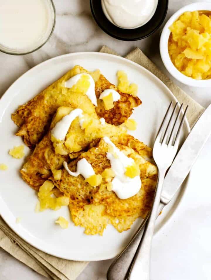 Banana Pancakes Pinch and Swirl