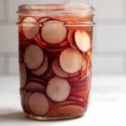 pickled radishes