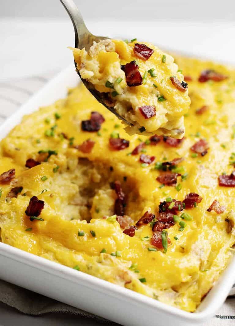 Twice Baked Mashed Potatoes Pinch and Swirl