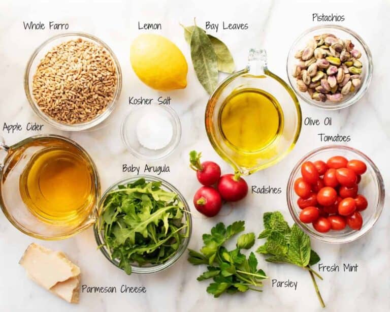 Charlie Bird Farro Salad Pinch and Swirl