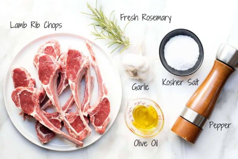 PanFried Lamb Chops with Garlic and Rosemary Pinch and Swirl