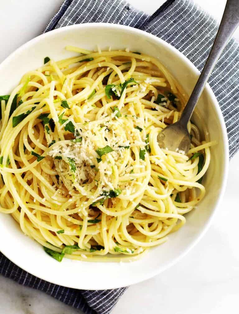 Fast and Easy Lemon Garlic Pasta Pinch and Swirl