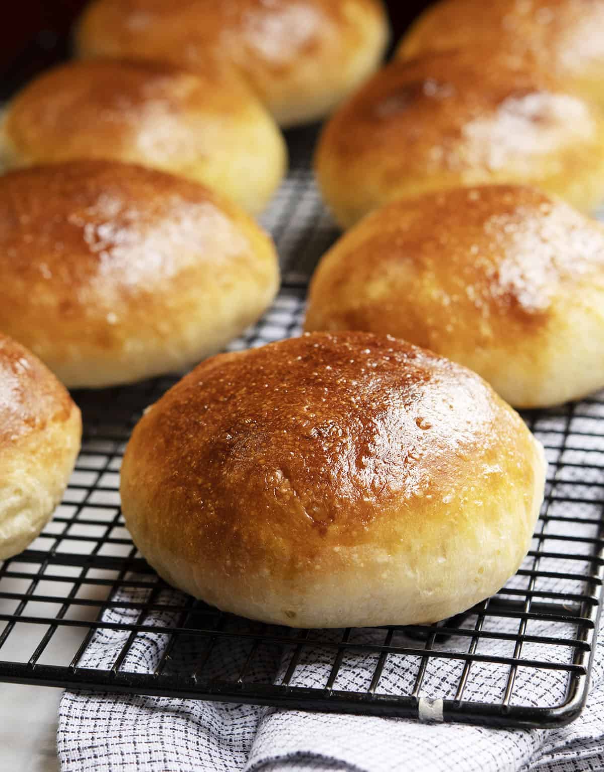 Easy Brioche Bun Recipe (No Knead) Pinch and Swirl