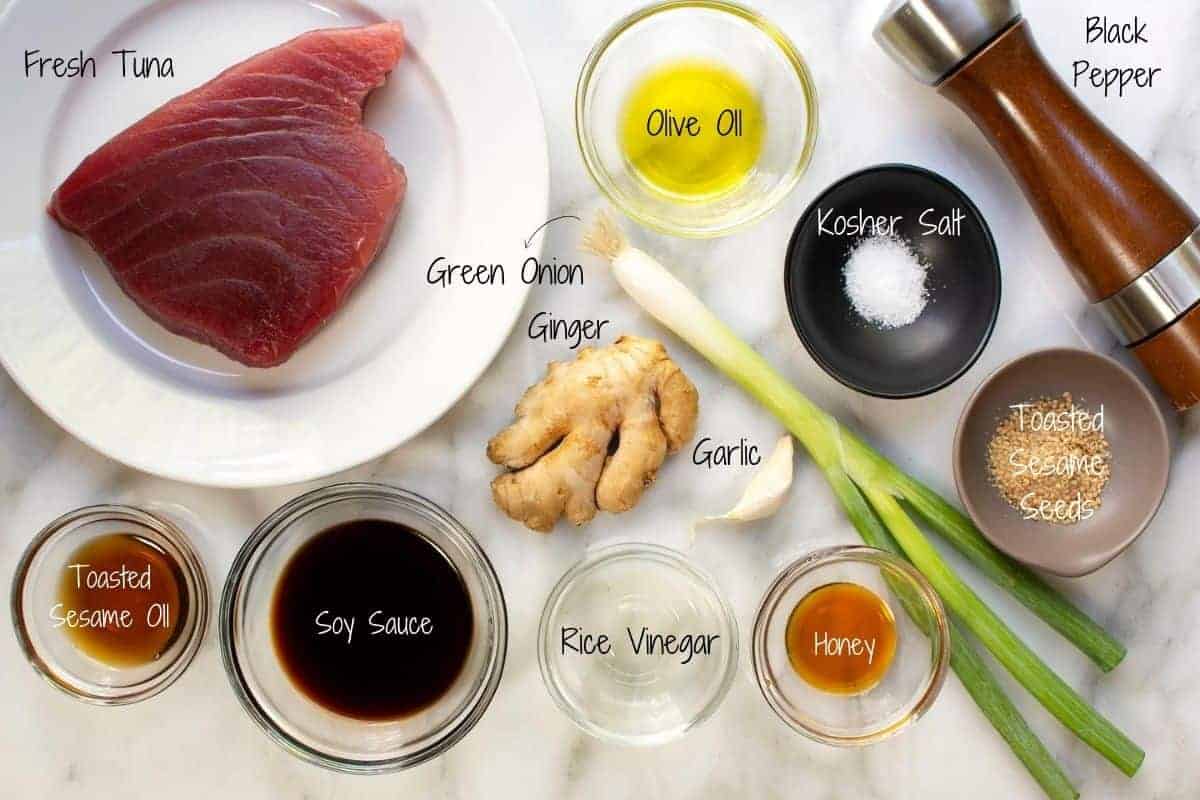 Tuna steak 2025 marinade soy ginger