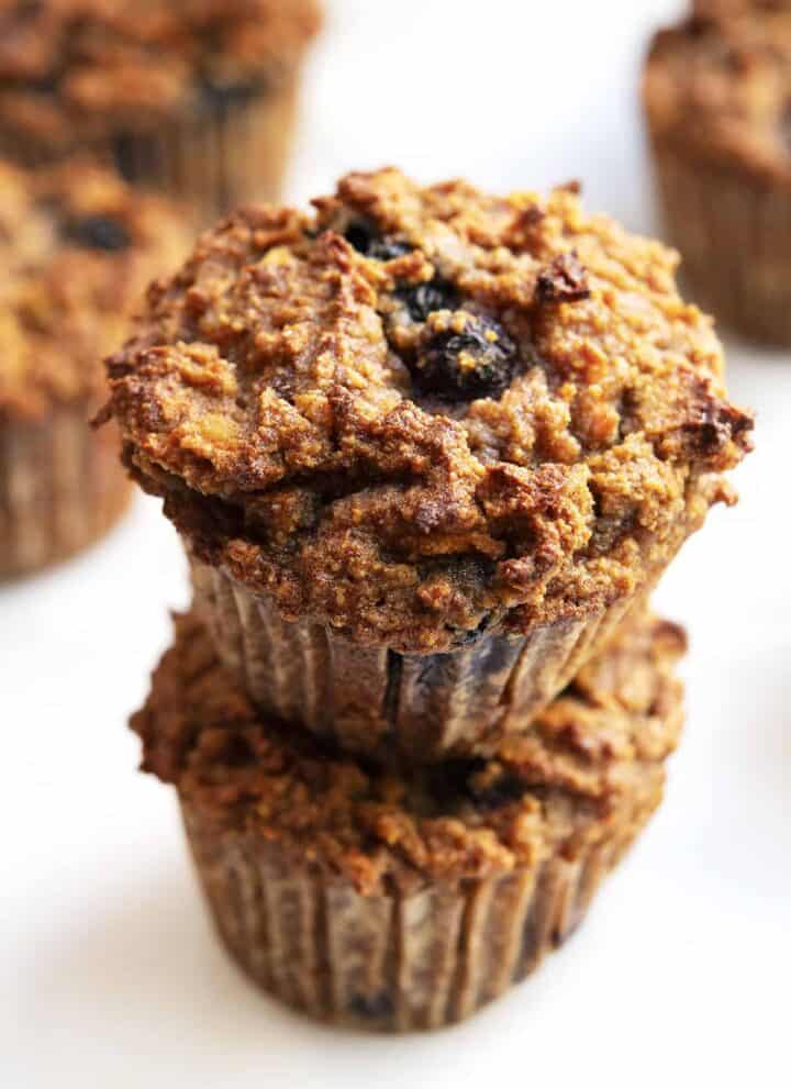 Almond Flour Blueberry Muffins Pinch and Swirl