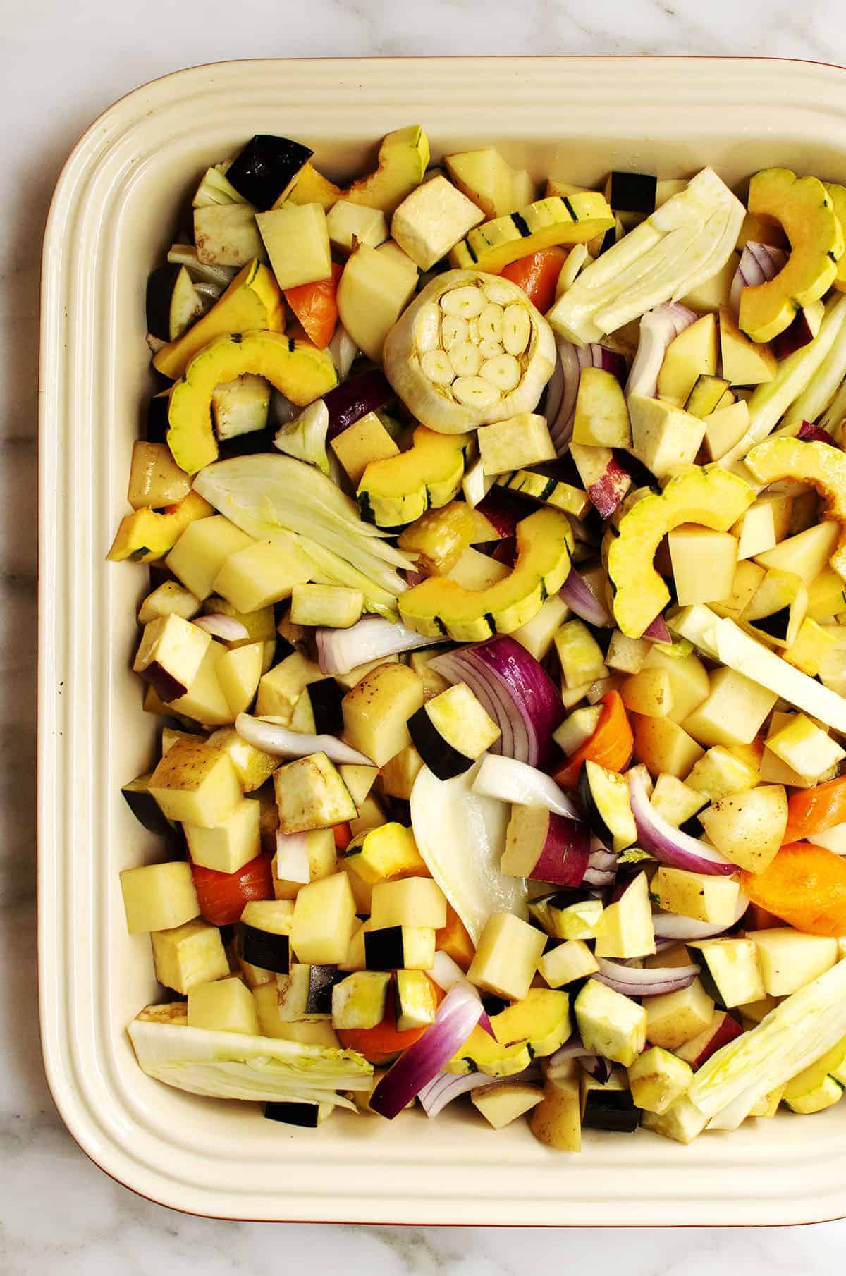 roasted fall vegetables