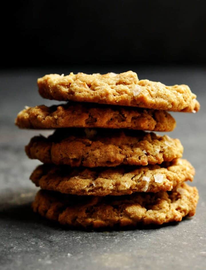 Peanut Butter Oatmeal Cookies Pinch and Swirl