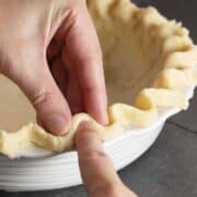 Fluting Lard Pie Crust