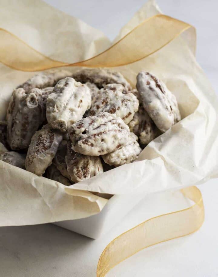 Easiest and BEST Sugared Pecans Pinch and Swirl