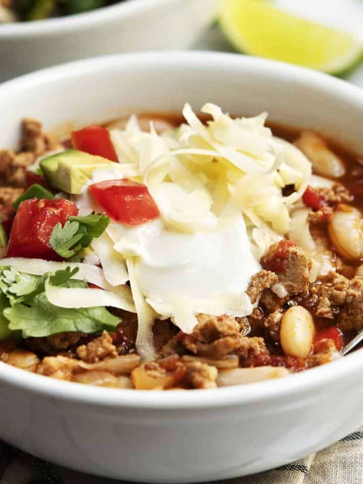 Easy Chorizo Chili Recipe - Pinch and Swirl