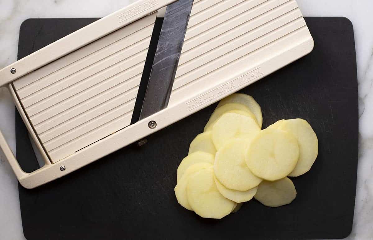 How to slice potato really thinly, say for a dauphinoise, without a mandolin  - Quora