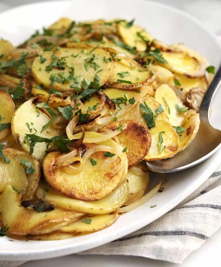 Lyonnaise Potatoes (French classic made easy!) Pinch and Swirl