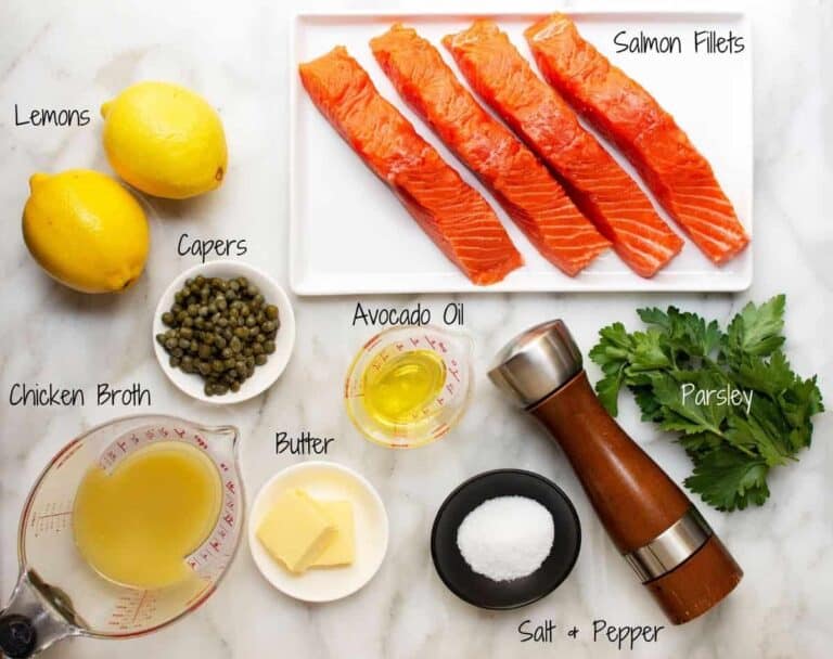 Salmon Piccata (less than 30 minutes!) Pinch and Swirl