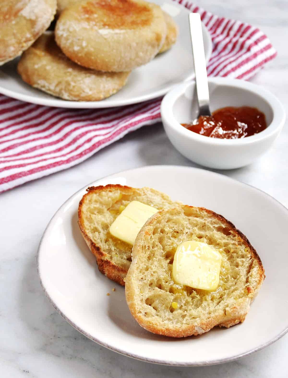 English Muffins  An Inspired Cook