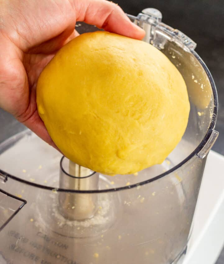 Food Processor Pasta Dough Pinch and Swirl