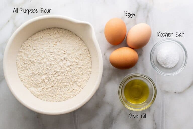 Food Processor Pasta Dough Pinch and Swirl