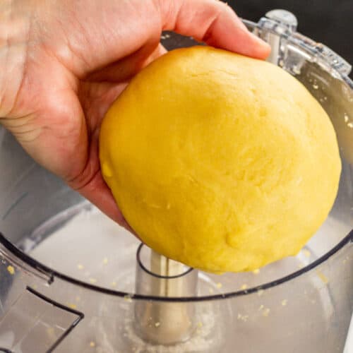 Food Processor Pasta Dough Pinch and Swirl