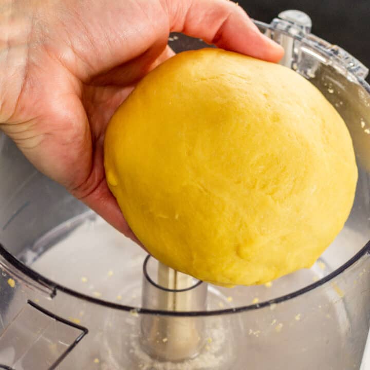 Food Processor Pasta Dough Pinch and Swirl