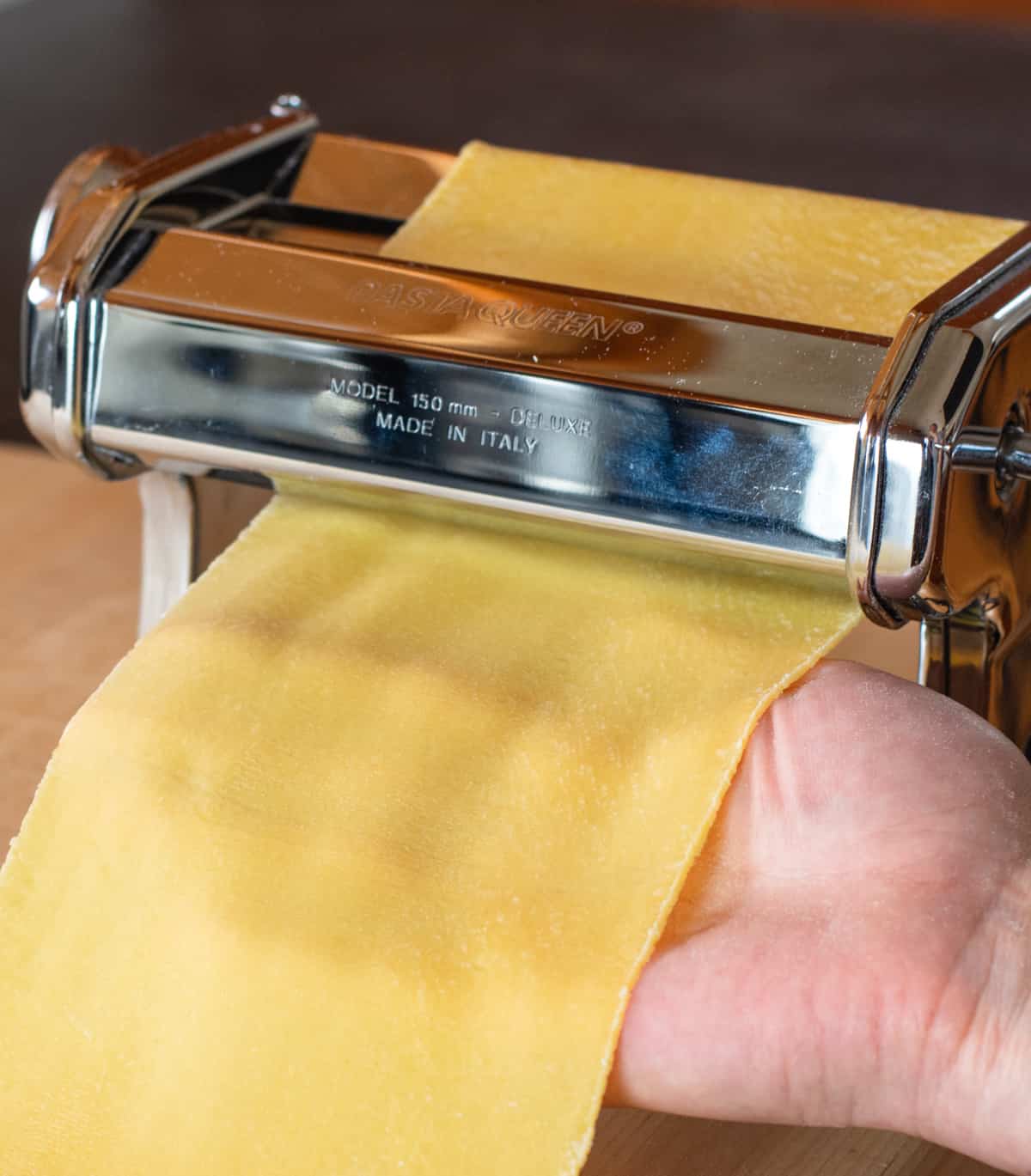 Homemade fresh pasta with Marcato Atlas 150 - Video tutorial 