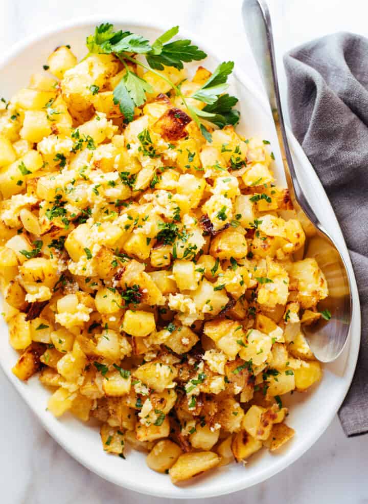 Brabant Potatoes (Crispy without deep frying!) Pinch and Swirl