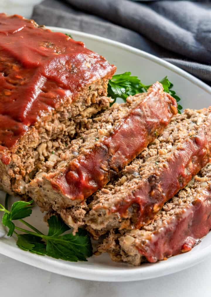 Meatloaf with Oatmeal (Gluten Free!) Pinch and Swirl