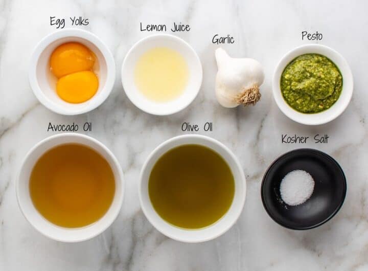 Easy Pesto Aioli (Made in minutes!) Pinch and Swirl