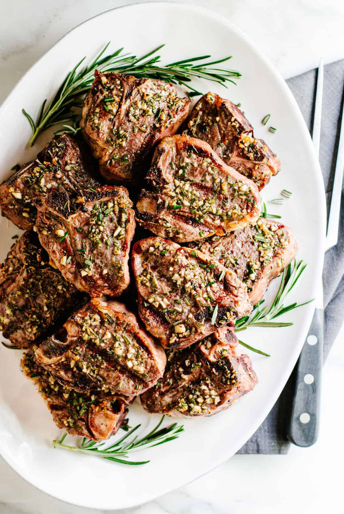 Grilled Lamb Loin Chops (10 minutes of prep!) Pinch and Swirl