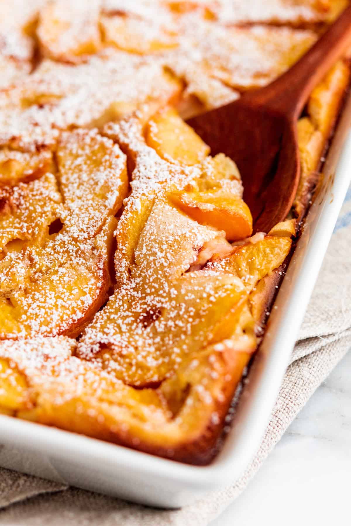 Easy French Peach Clafoutis