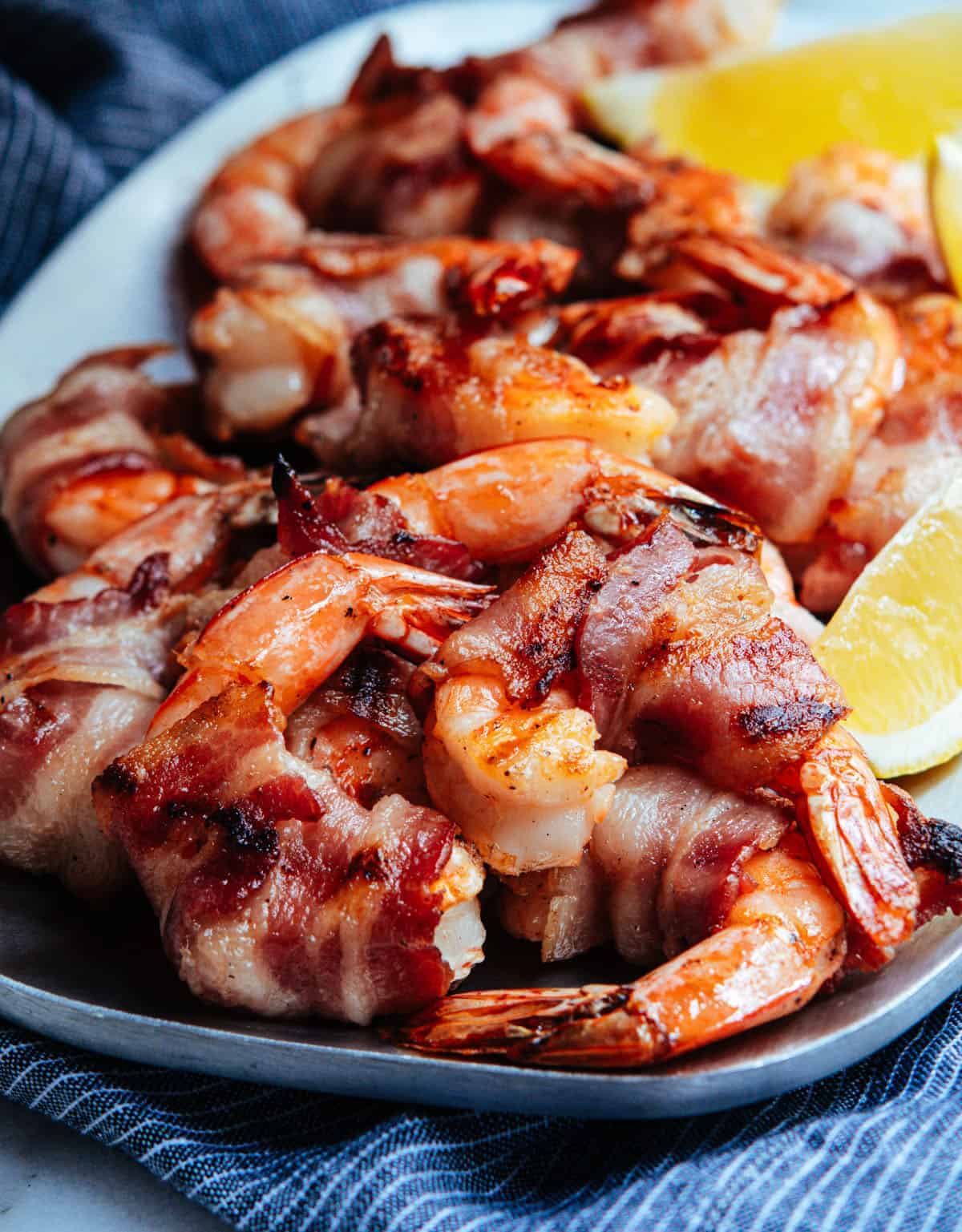 Grilled Bacon Wrapped Shrimp (Quick and Easy!) Pinch and Swirl