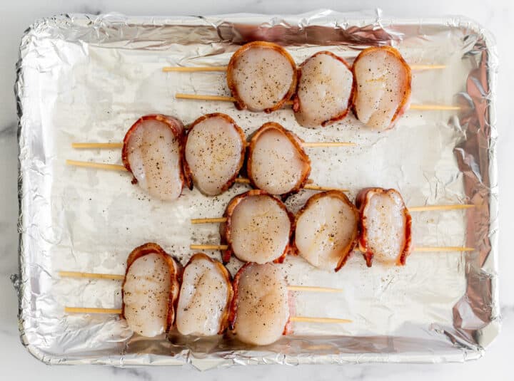 Grilled Bacon Wrapped Scallops Pinch and Swirl