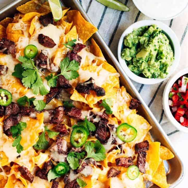 Carne Asada Nachos Pinch and Swirl
