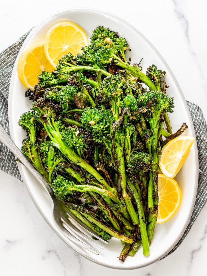 Grilled Broccolini (Quick and easy recipe!) Pinch and Swirl