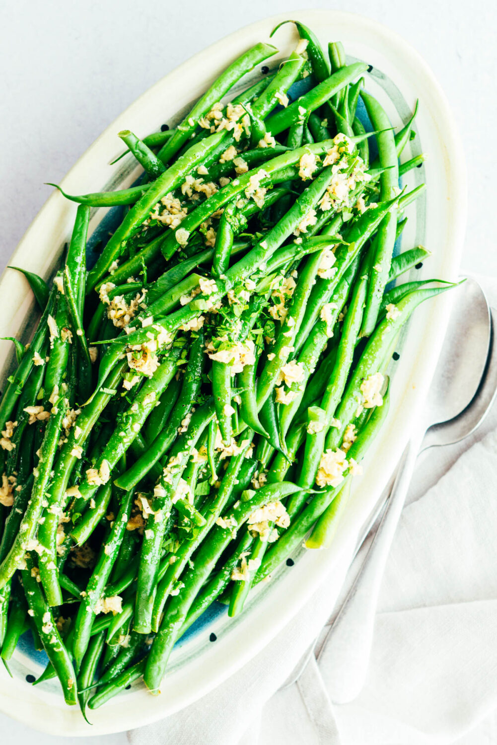 Garlic Butter Green Beans (17 Minutes!) Pinch and Swirl