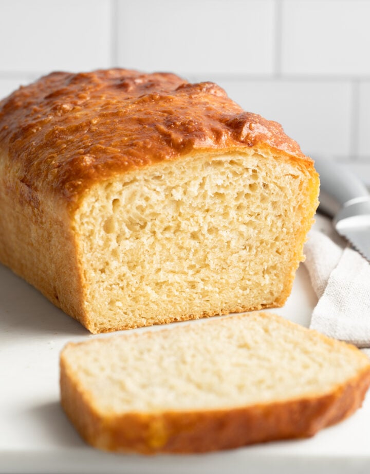 Easy Brioche Bread Recipe (No knead!) Pinch and Swirl
