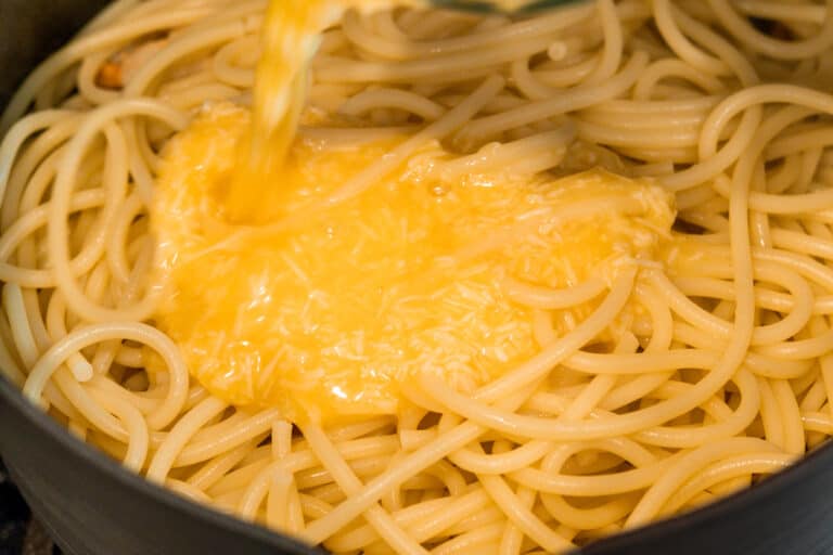 Shrimp Carbonara (NoFail Method!) Pinch and Swirl